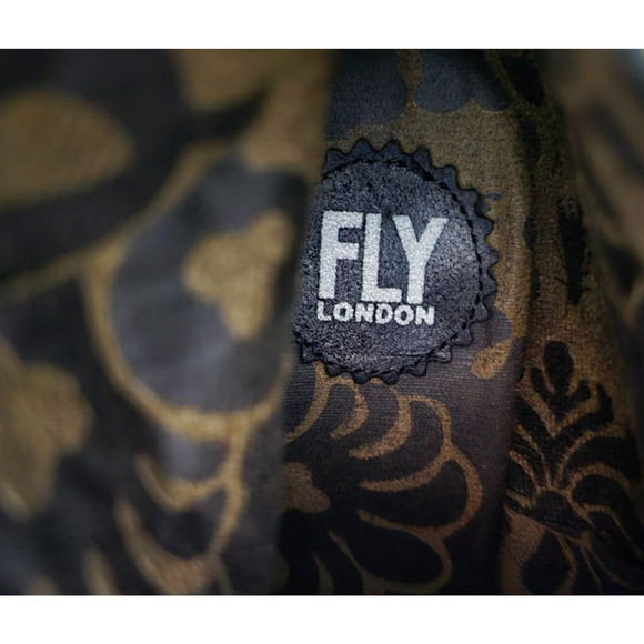 Fly London Yama Suede Lace Up Wedge Ankle Boots Black Women EU 39 US 8-8.5 - Picture 11 of 11